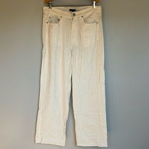 Rag & Bone Women’s Striped Linen Jean 12